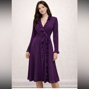 Caron of Chicago purple dress